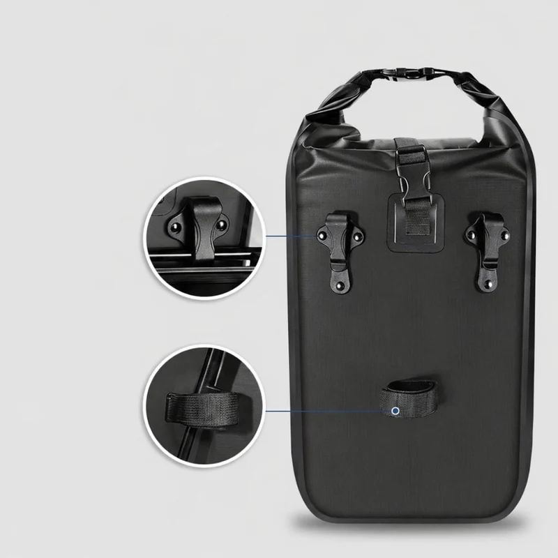 Sacoche latérale de vélo étanche pour Porte-bagage