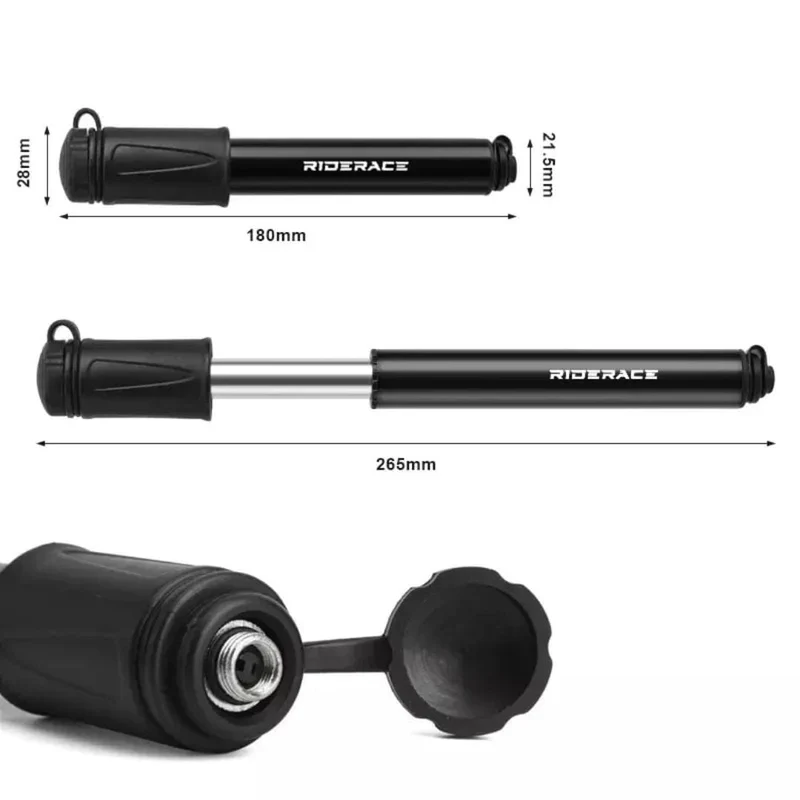 Mini pompe à vélo Manuelle 100PSI
