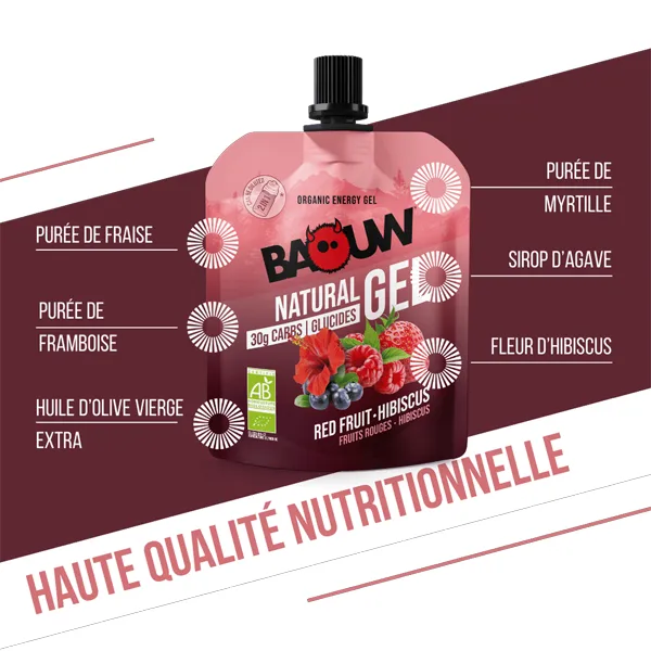 Gel Naturel BIO (85g) - Fruits Rouges & Hibiscus