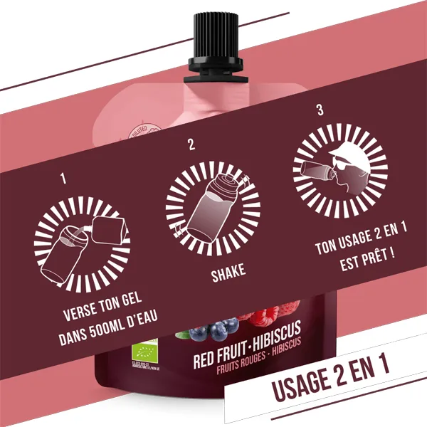 Gel Naturel BIO (85g) - Fruits Rouges & Hibiscus