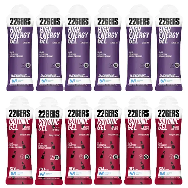 226ERS - 6+6 Mix Gels Pack - Goût au choix