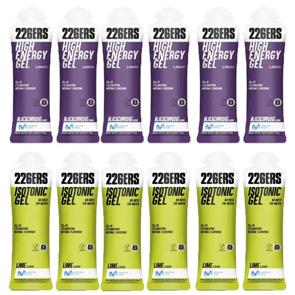 226ERS - 6+6 Mix Gels Pack - Goût au choix