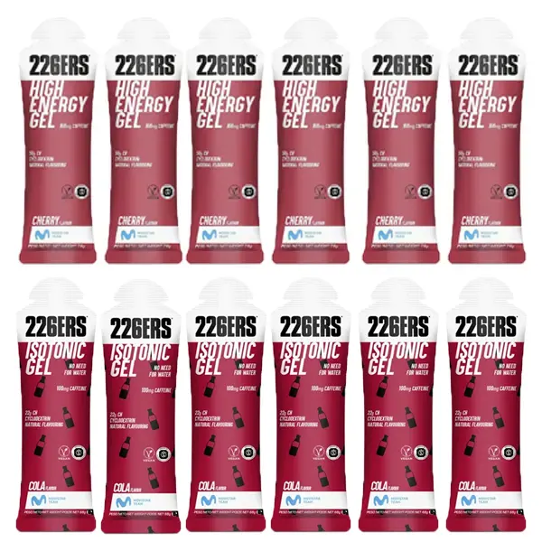 226ERS - 6+6 Mix Gels Pack - Goût au choix