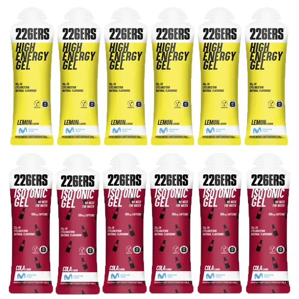 226ERS - 6+6 Mix Gels Pack - Goût au choix
