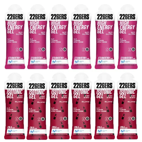 226ERS - 6+6 Mix Gels Pack - Goût au choix