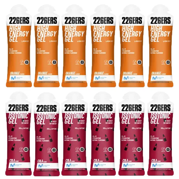 226ERS - 6+6 Mix Gels Pack - Goût au choix