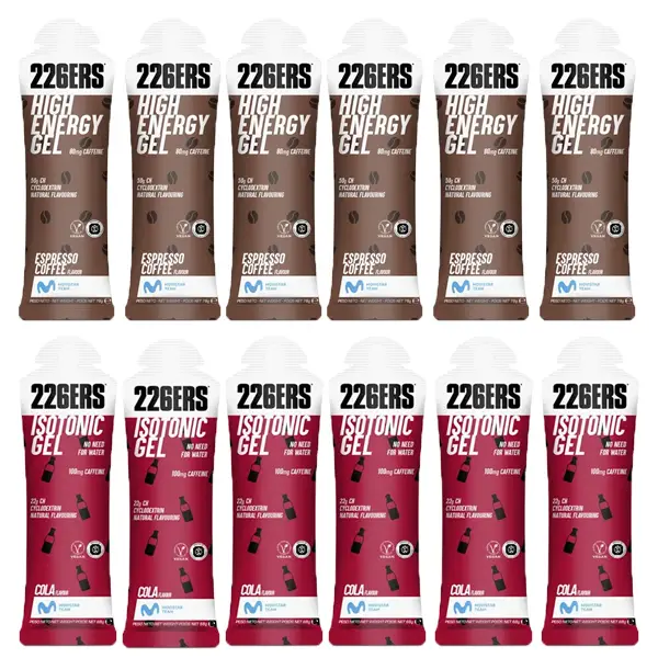 226ERS - 6+6 Mix Gels Pack - Goût au choix