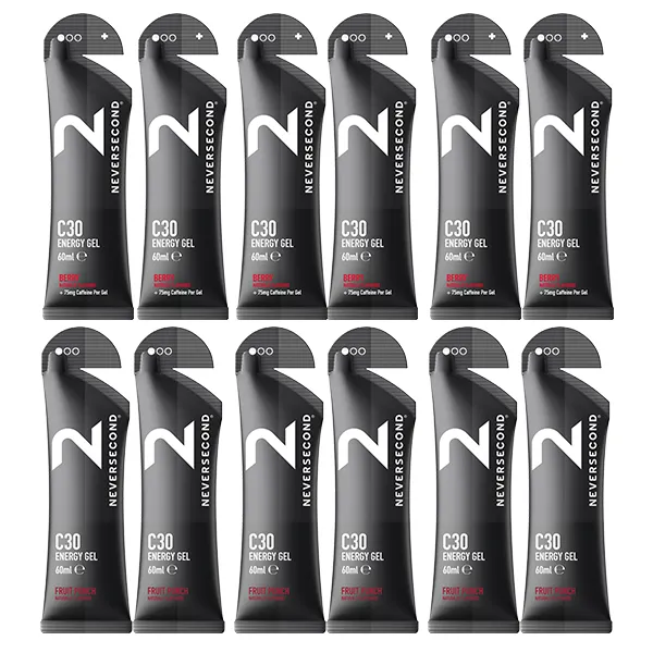 C30 Energy Gel 6+6 Mix Pack - Goût au choix