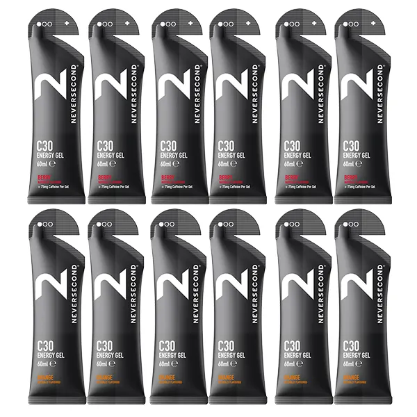 C30 Energy Gel 6+6 Mix Pack - Goût au choix