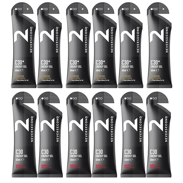 C30 Energy Gel 6+6 Mix Pack - Goût au choix
