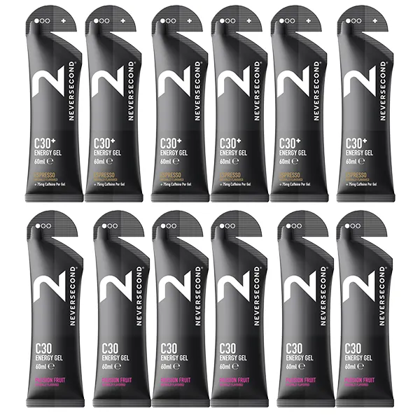 C30 Energy Gel 6+6 Mix Pack - Goût au choix