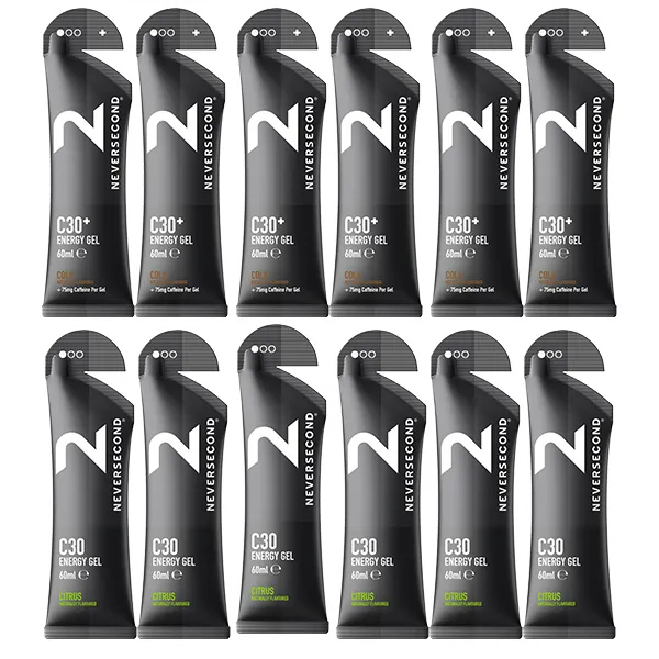 C30 Energy Gel 6+6 Mix Pack - Goût au choix