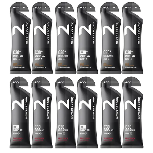 C30 Energy Gel 6+6 Mix Pack - Goût au choix