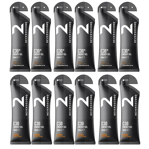 C30 Energy Gel 6+6 Mix Pack - Goût au choix