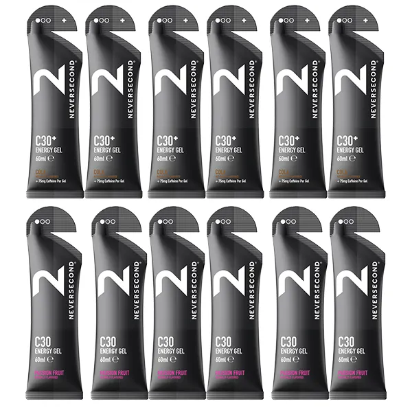 C30 Energy Gel 6+6 Mix Pack - Goût au choix