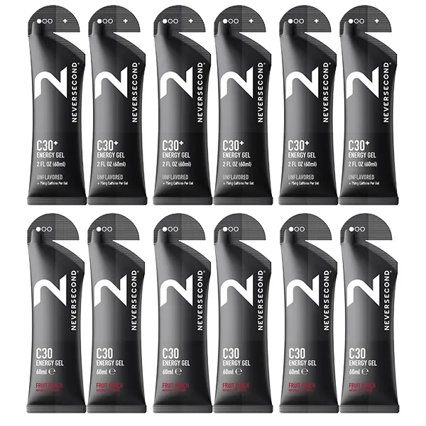 C30 Energy Gel 6+6 Mix Pack - Goût au choix