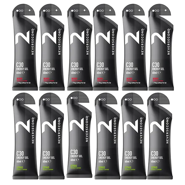 C30 Energy Gel 6+6 Mix Pack - Goût au choix