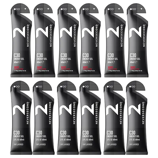 C30 Energy Gel 6+6 Mix Pack - Goût au choix