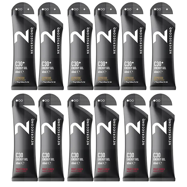 C30 Energy Gel 6+6 Mix Pack - Goût au choix
