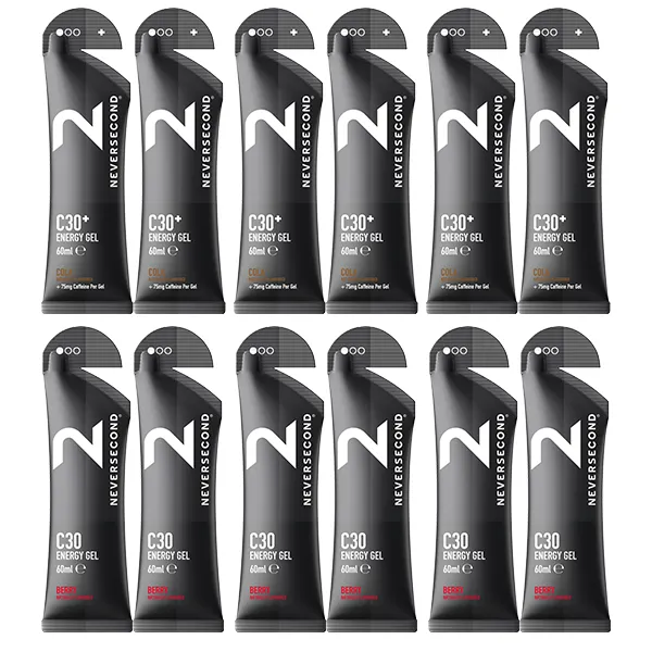 C30 Energy Gel 6+6 Mix Pack - Goût au choix