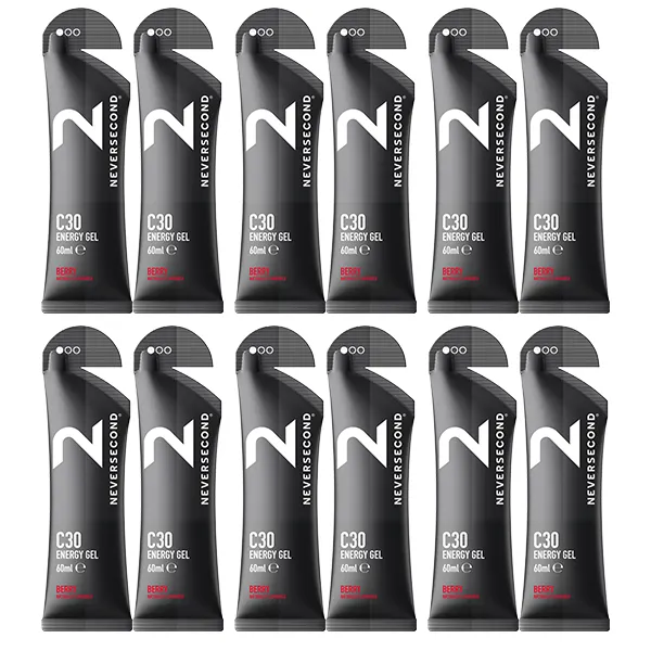 C30 Energy Gel Box (12x60ml) - Goût au choix
