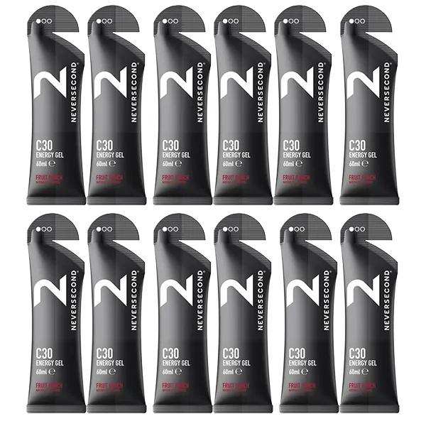 C30 Energy Gel Box (12x60ml) - Goût au choix