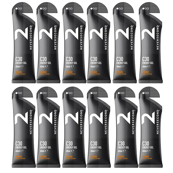 C30 Energy Gel Box (12x60ml) - Goût au choix