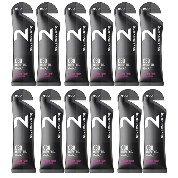 C30 Energy Gel Box (12x60ml) - Goût au choix