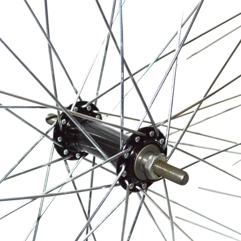 Roue avant pour vélo 28 pouces avec axe à écrous
