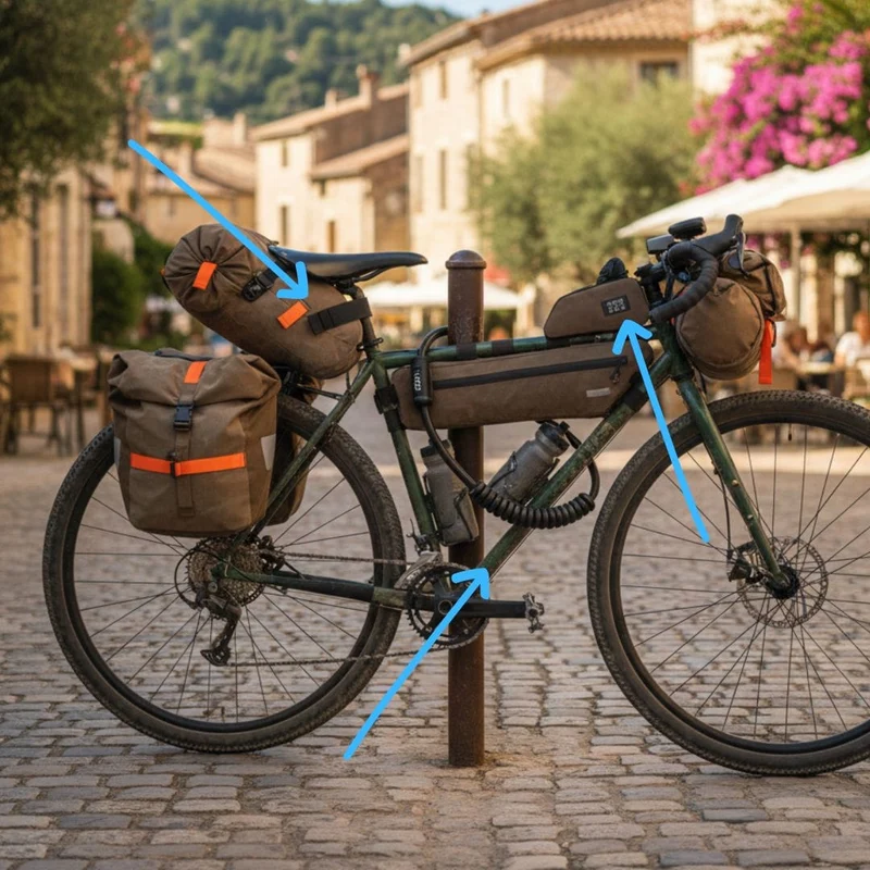 Alarme vélo 110dB | avec télécommande