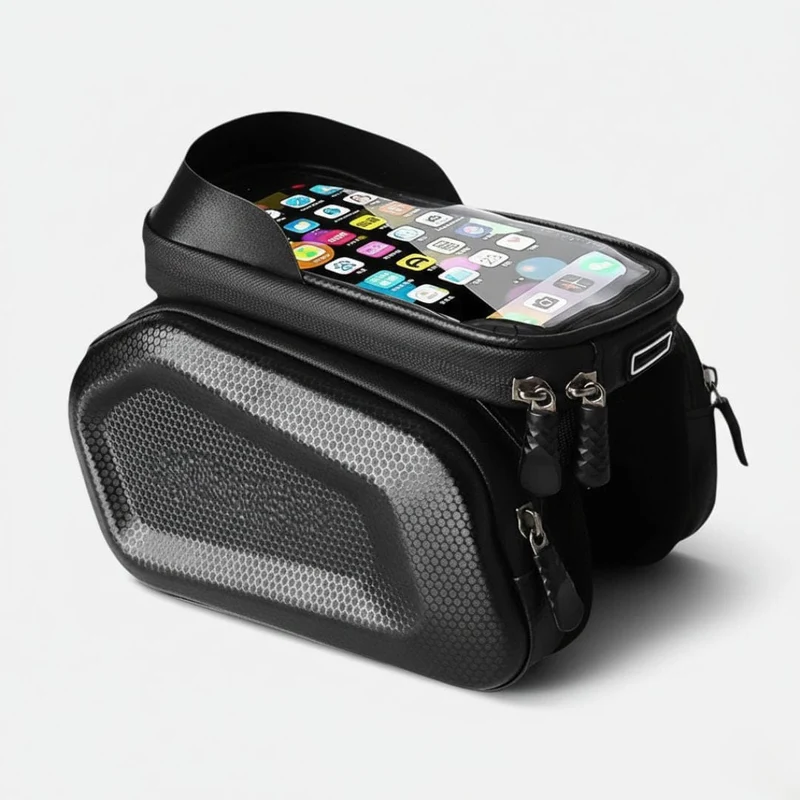 Sacoche vélo avant étanche pour téléphone | Ecran tactile