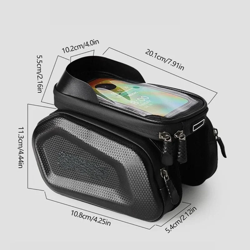 Sacoche vélo avant étanche pour téléphone | Ecran tactile
