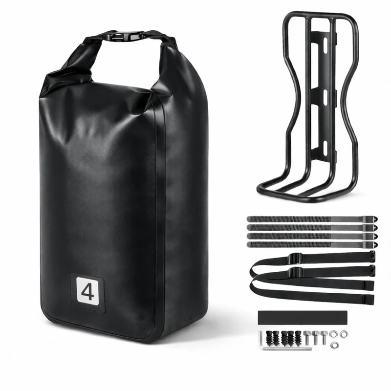 Sacoche fourche pour vélo Gravel & VTT | Etanche 4-6L