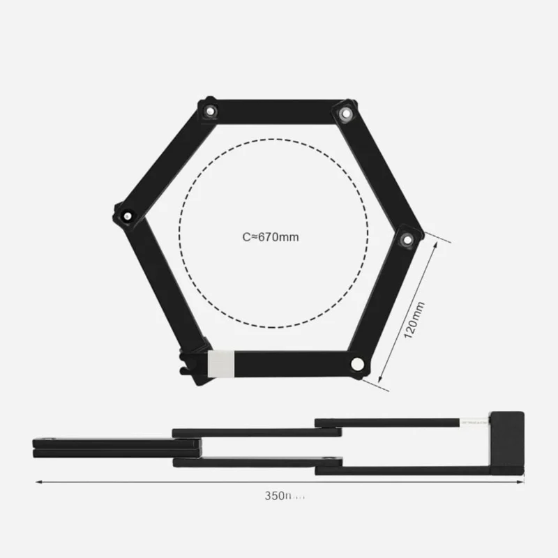 Système antivol pliant vélo Gravel & Bikepacking