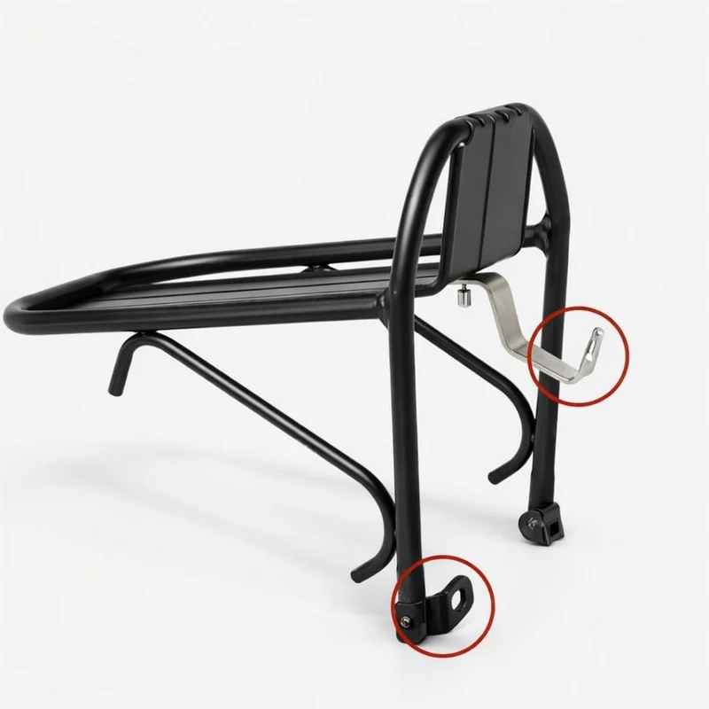 Porte-Bagage Avant Vélo de Route & Gravel | Charge 10 kg