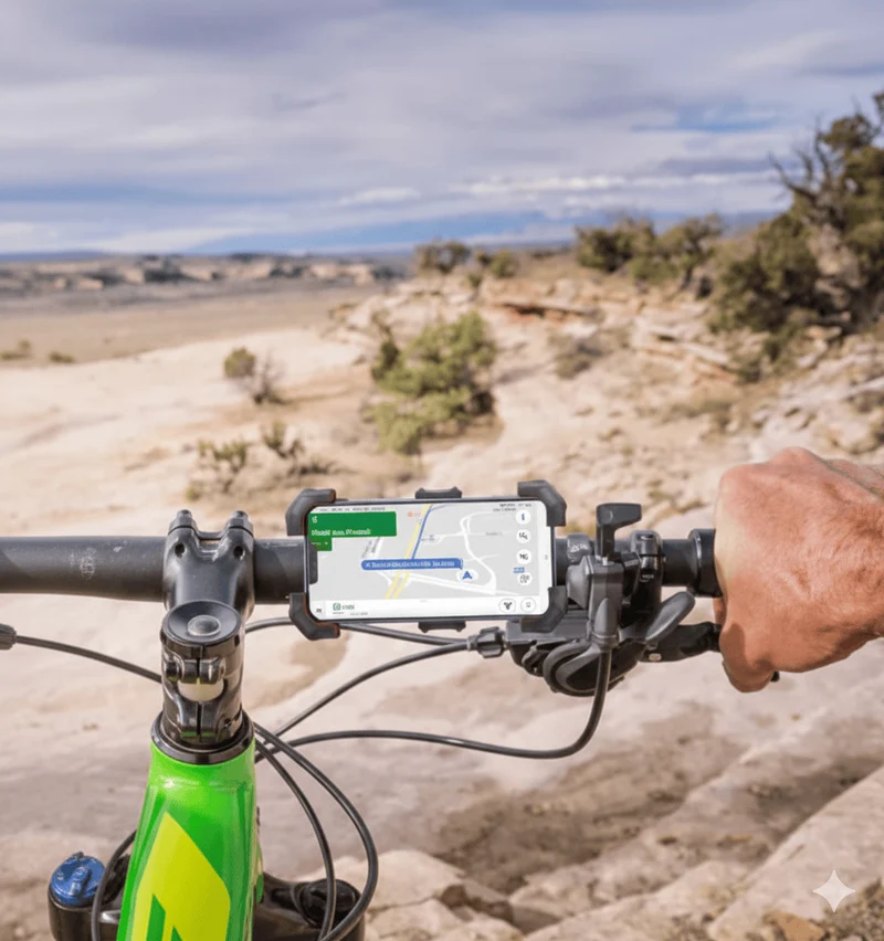 Support de téléphone pour vélo gravel & VTT en Pince