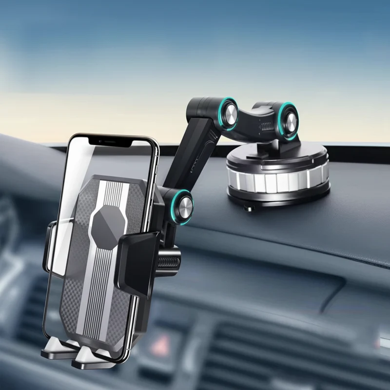 Universele Telefoonhouder voor in de Auto - Verstelbaar 360° Draaibaar Dashboard & Voorruit Mount | Sansoti