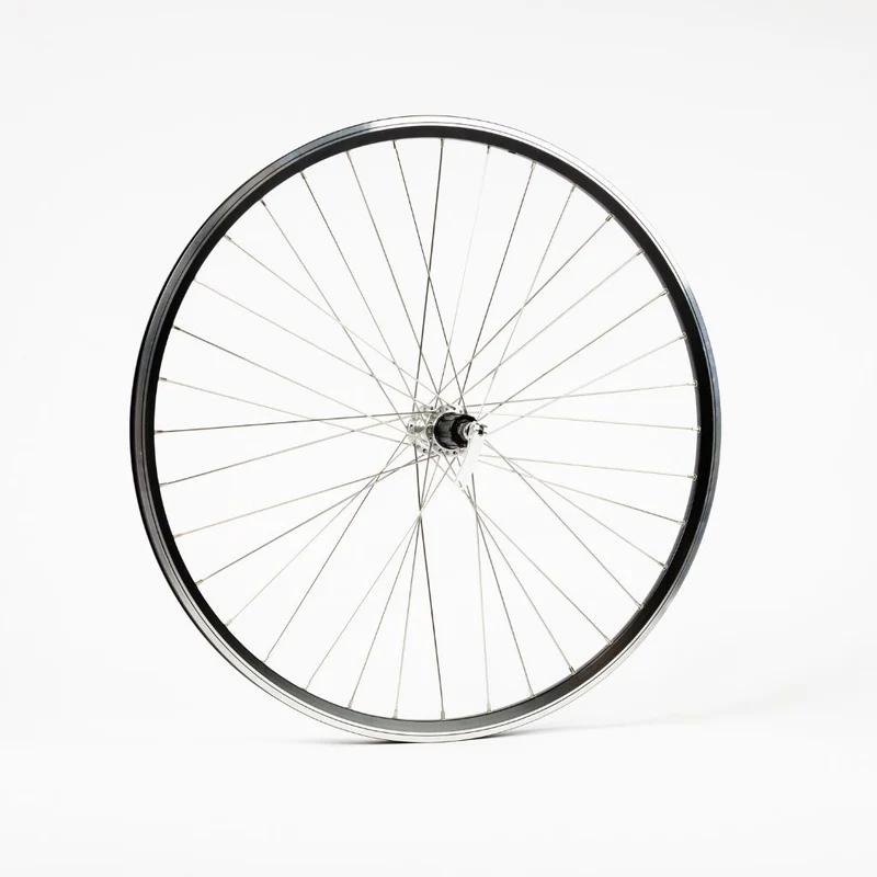 Roue arrière vélo 28 pouces à cassette noire Airline Rodi