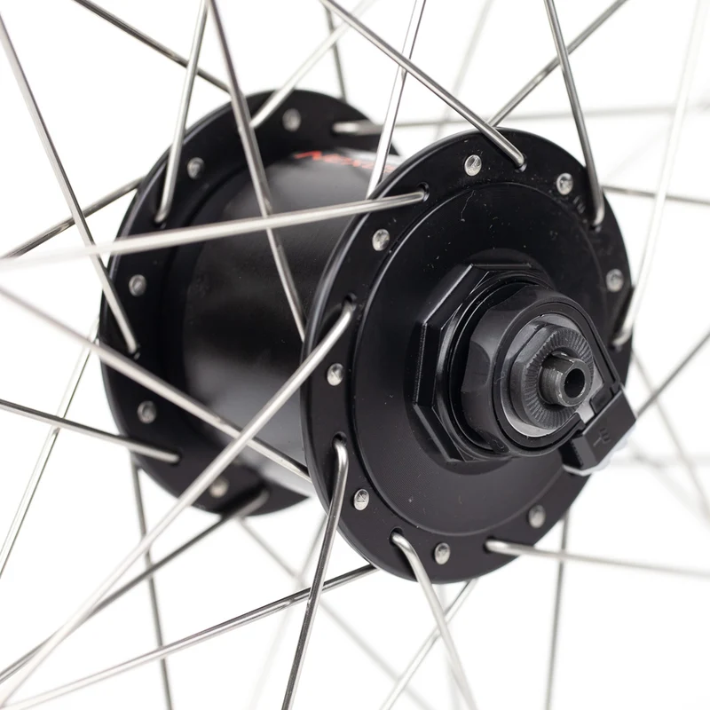 Roue vélo de 26 pouces avec moyeu dynamo Shimano SR DH 3N30