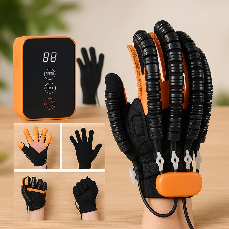 Automatische Handtrainer Handschoenen voor Revalidatie en Vingerkracht – Verstelbaar Revalidatiesysteem voor Thuis | Sansoti