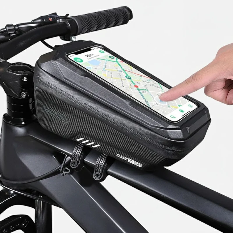 Sacoche de vélo étanche pour smartphone | Route et Bikepacking