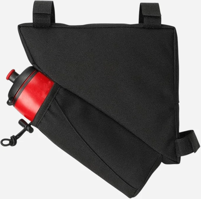 Sacoche multifonction en toile imperméable pour cadre de vélo