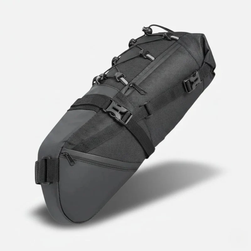 Sacoche vélo étanche randonnée 10L | Sacoche de Selle Bikepacking