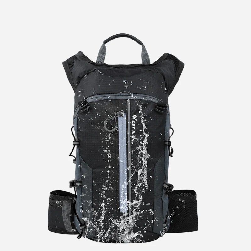 Sac à dos vélo imperméable, trekking, & randonnée | 10L ultra léger, poche hydratation