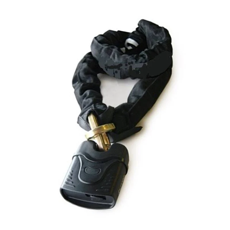 Antivol moto et vélo - Chaine robuste lasso acier 120 cm & cadenas