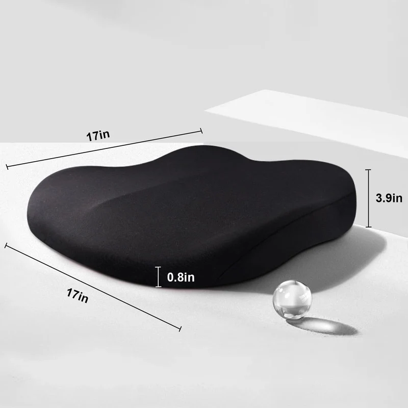 Verhogend Autokussen voor Volwassenen – Ergonomisch Memory Foam Zitverhoger met Antislip | Sansoti