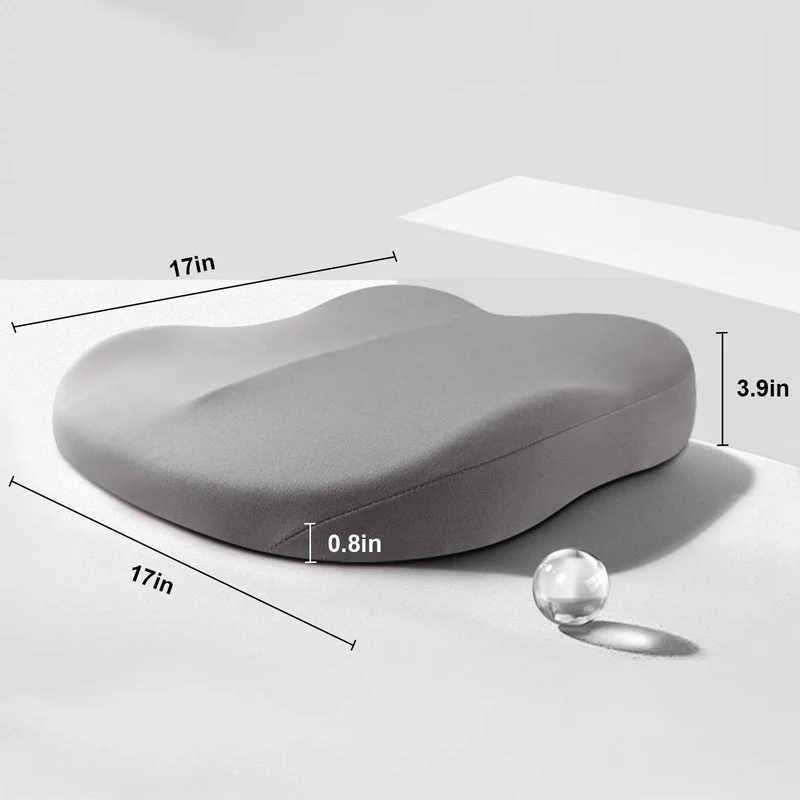 Verhogend Autokussen voor Volwassenen – Ergonomisch Memory Foam Zitverhoger met Antislip | Sansoti