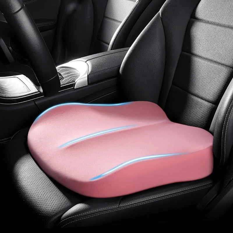Verhogend Autokussen voor Volwassenen – Ergonomisch Memory Foam Zitverhoger met Antislip | Sansoti