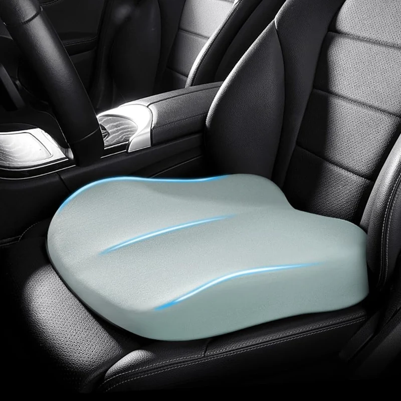Verhogend Autokussen voor Volwassenen – Ergonomisch Memory Foam Zitverhoger met Antislip | Sansoti
