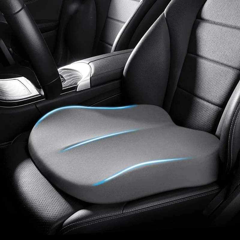 Verhogend Autokussen voor Volwassenen – Ergonomisch Memory Foam Zitverhoger met Antislip | Sansoti